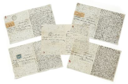 null Guerre franco-prussienne, 1870-71
Correspondance adressée de Province pour Paris....
