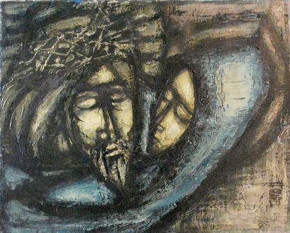 GRISEL Philippe GRISEL (1930-1998)


Christ et Marie.


Huile sur toile signée et...