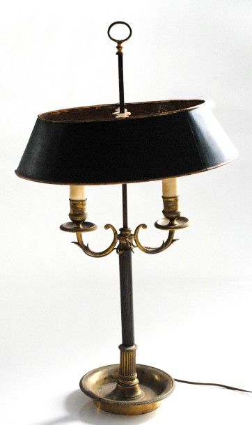 null Lampe bouillotte. 


Epoque XIXe siècle.


H. 65 cm