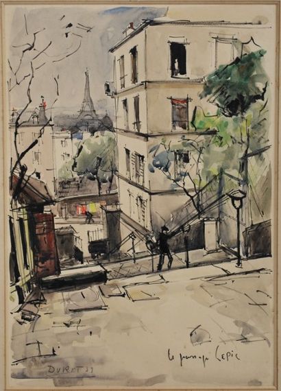 CHOQUET René-Maxime CHOQUET (c. 1875 - 1939)


"Vues de Paris" 


Deux aquarelles...