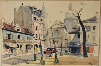 CHOQUET René-Maxime CHOQUET (c. 1875 - 1939)


"Vues de Paris" 


Deux aquarelles...