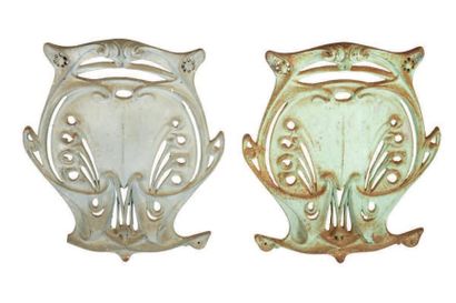 Hector GUIMARD (1867-1942) & FONDERIE DU VAL D'OSNE Editeur 
Cartouches de garde-corps...