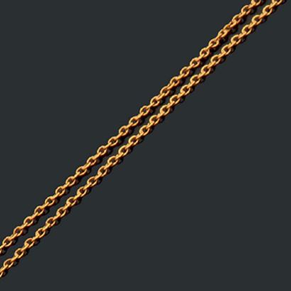 null Chaine en or jaune 18K (750).
Long.: 46 cm.
Poids: 5,52 g