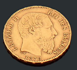 null Pièce de vingt francs belge en or.
Poids brut: 6,3 g