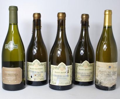 null Ensemble de 12 bouteilles comprenant :

- 1	 Cote de Beaune, 			La Grande Chatelaine,...