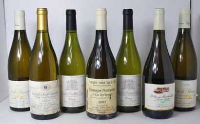 null Ensemble de 12 bouteilles comprenant :

- 1	 Cote de Beaune, 			La Grande Chatelaine,...