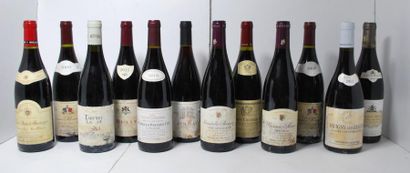 null Ensemble de 12 bouteilles comprenant :

- 1	 Vosne Romanee, 			Les Baisselons	,...
