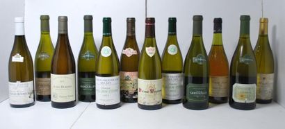 null Ensemble de 12 bouteilles comprenant :

- 1	 Chablis, 	grand cru, 		Le Fief...