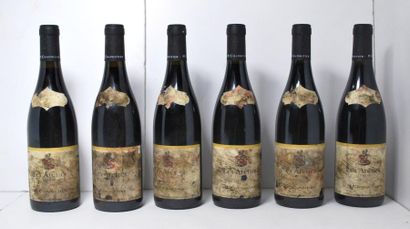 null 6 	bouteilles	 de Cornas, Les Arènes, 2005, Michel Chapoutier	, rouge. (étiquettes...