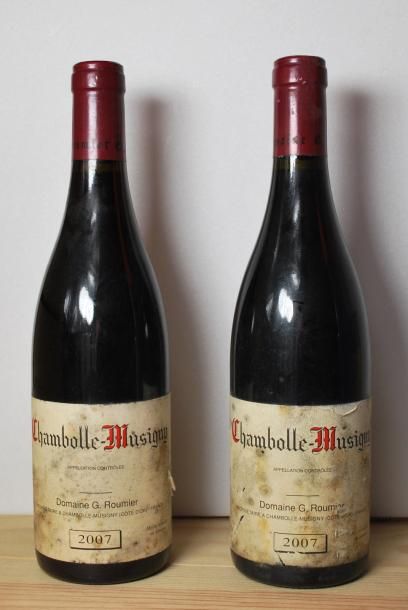 null 2 bouteilles de 	Chambolle-Musigny, 2007, 		Domaine Georges Roumier, rouge.