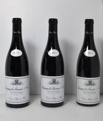 null 3 bouteilles de 		Savigny les Beaune, 1er Cru, Les Vergelesses, 	2011, 	Domaine...