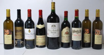 null Ensemble de 9 bouteilles comprenant :

- 1 Cotes de Provence, Clarendon , 2009...