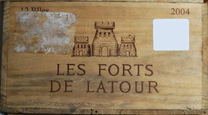 null 6 bouteilles Les Forts de Latour, 	2004, 	Pauillac, 	rouge		.