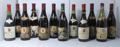 null Ensemble de 12 bouteilles comprenant :

- 1	 Bourgogne				, Antonin Rodet	,...