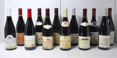 null Ensemble de 12 bouteilles comprenant :

- 1	 Volnay, 	1er cru, 	Ancienne cuvée...