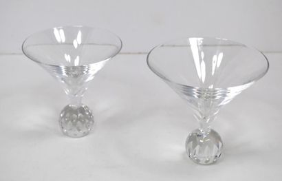 SAINT LOUIS SAINT-LOUIS



Deux coupes en cristal.



H. : 14 cm - Diam. : 14,5 cm;



(Dans...