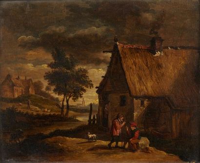 null D'après David II TENIERS (1610-1690)

Premier paysage flamand

Huile sur panneau...