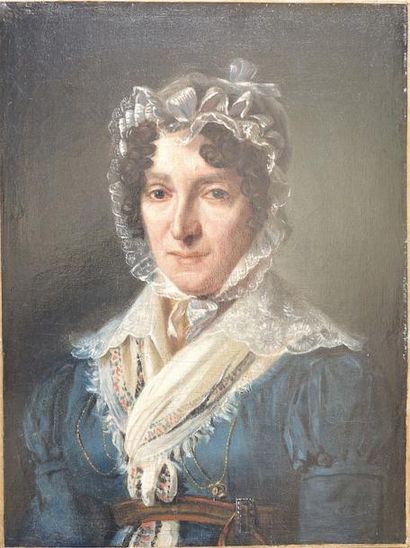 null Dans le goût de Louis-Léopold BOILLY (1761-1845) 

Ecole Française du XIXeme...