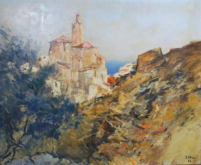 null Gérard CARDELLA dit ZAROU (né en 1930)

Huile sur toile figurant un paysage...
