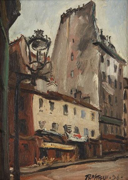 null R. MITSUI (XIX-XX)

Vues de rues parisiennes

Paire d'huiles sur panneau

Dim....