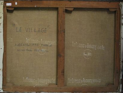 null AUGEARD JOFFE Francine

Huile sur toile. " Le Village".

Signée en bas à gauche....