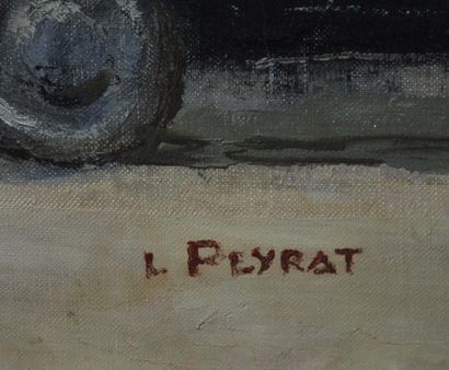 null Louis PEYRAT (1911-1999)

Rue de Paris

Huile sur toile signée en bas à droite,...