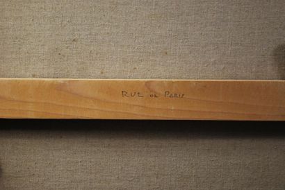 null Louis PEYRAT (1911-1999)

Rue de Paris

Huile sur toile signée en bas à droite,...
