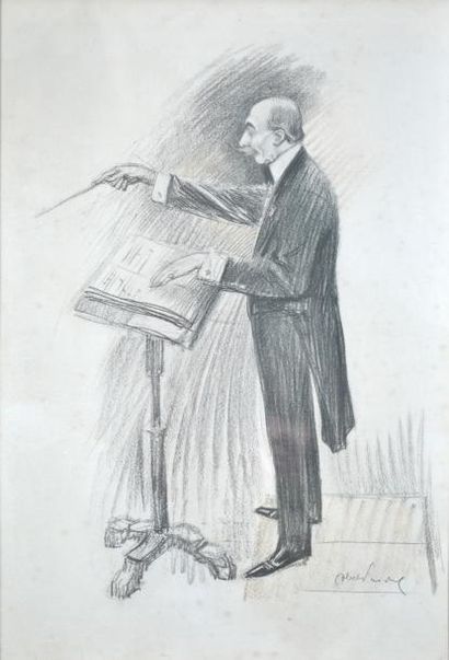 null Abel Jules FAIVRE (1867-1945)

Messager

Dessin figurant un chef d'orchestre

Signé...