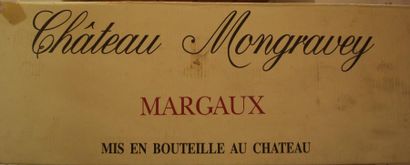 null Douze bouteilles de Château Mongravey, Margaux, Cru Bourgeois, 1996.