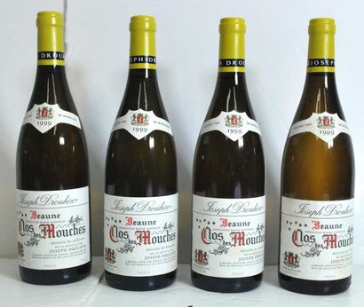 null Quatre bouteilles de Beaune, Domaine Joseph Drouhin, 1er Cru, Clos des Mouches,...