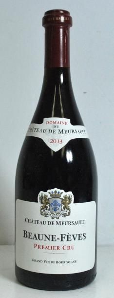 null Une bouteille de Beaune, Château de Meursault, 1er Cru, Les Fèves, 2013.