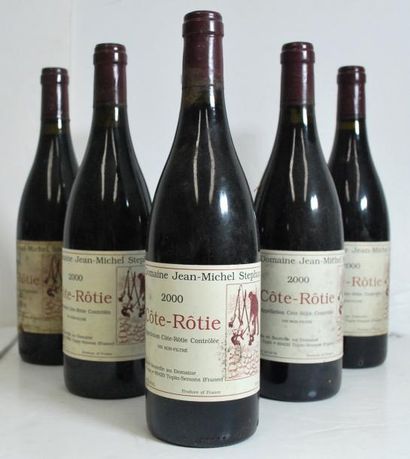 null Six bouteilles de Côte Rôtie, Domaine Jean Stephan, 2000.