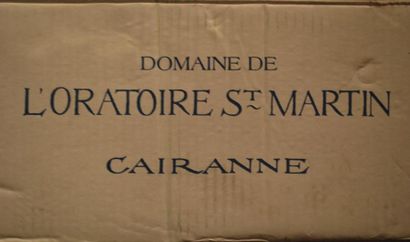 null Douze bouteilles de Cairanne, Domaine de l'Oratoire Saint Martin, Haut Coustias,...
