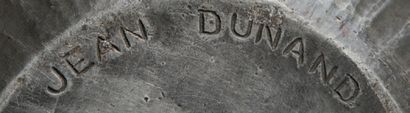 Jean DUNAND (1877-1942) 
Coloquinte en dinanderie d'étain.
Prise formant bouchon...