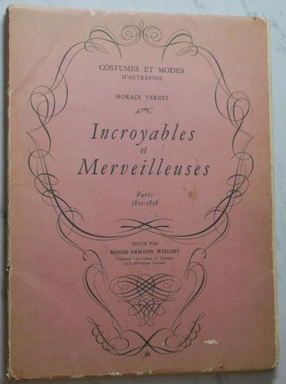 Horace Vernet, incroyables et Merveilleuses,...