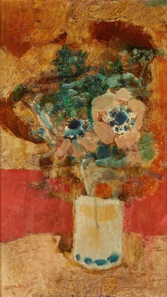 null Paul AMBILLE (1930-2010)
Nature morte au bouquet de fleurs.
Huile sur toile...