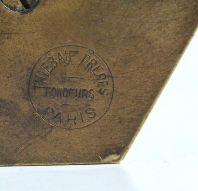 null Antonin MERCIE (1845-1916)
Renommée
Epreuve en bronze à patine brune, signée...