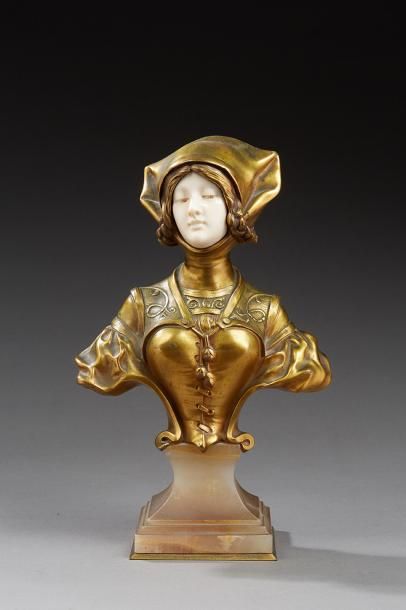 PIQUEMAL François Alphonse PIQUEMAL (XIXe-XXe)



Buste d'une femme en costume médiéval.



Epreuve...