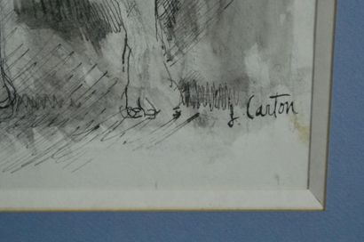 CARTON Jean CARTON (1912-1988)



Couples s'enlaçant.



Paire de dessins signés...