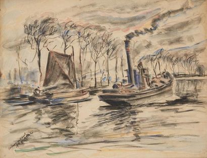 LAVAL Fernand LAVAL (1886/95-1966)



Bateau en Seine et sur canal.



Dessins.



Dim....