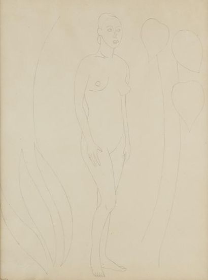 COUTY Jean COUTY (1907-1991)



Jeune femme nue.



Dessin à la mine de plomb signé...