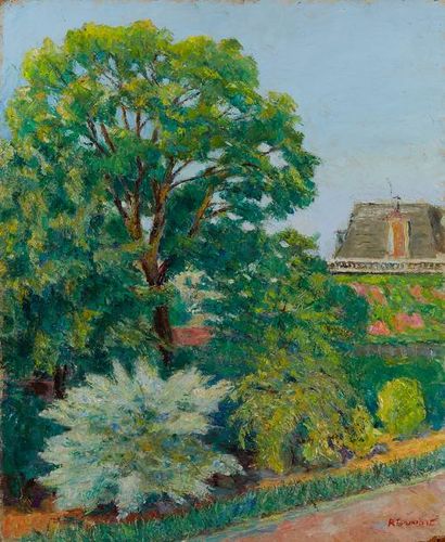 DROUART Raphaël DROUART (1894-1972)



Maison et jardin.



Huile sur panneau signée...