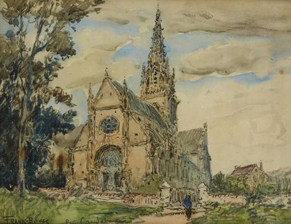 BOGGS Franck BOGGS (1855-1926)



Aquarelle figurant une église de campagne, signée...