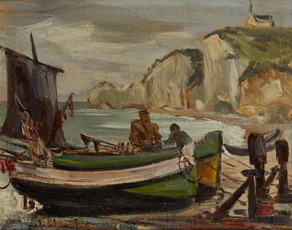 FRIBOULET Jef FRIBOULET (1919-2003)



Huile sur toile représentant les pêcheurs...