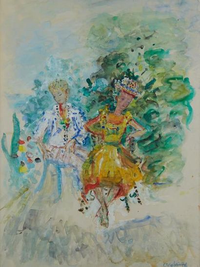 TERECHKOVITCH Constantin Andréevitch TERECHKOVITCH (1902-1978).



Aquarelle figurant...