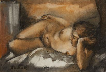 PULICANI Jean PULICANI (né en 1930)



Femme nue. 



Fusain et pastel sur papier...