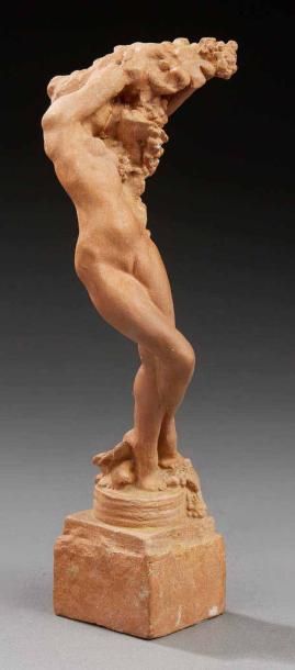 Jules DESBOIS (1851-1935) La Danse
Statuette en terre cuite, signée «J. Desbois».
H.:...