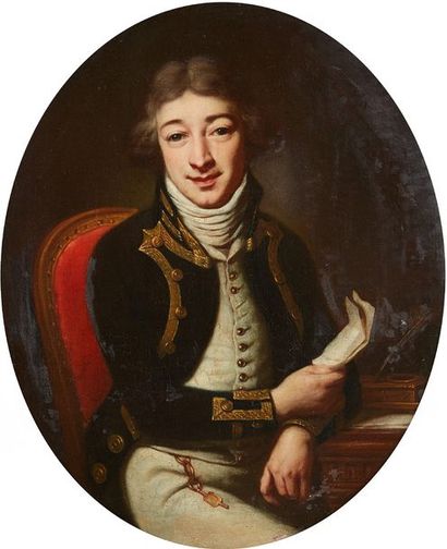 Monique DANICHE (née en 1736-1824, active à Strasbourg) 
Portraits dits de Thérèse...