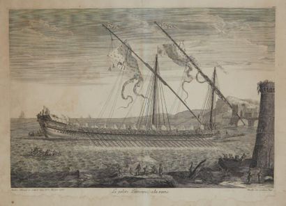 D'après Claude RANDON (1674-1704) 
Suite de sept gravures figurant des planches de...