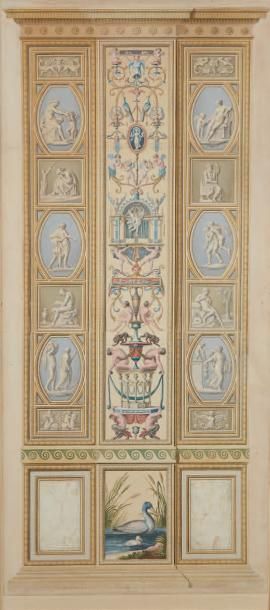 Giovanni VOLPATO (1735-1803), d'après 
Loges de Raphaël
Série de quatre coloris anciens...